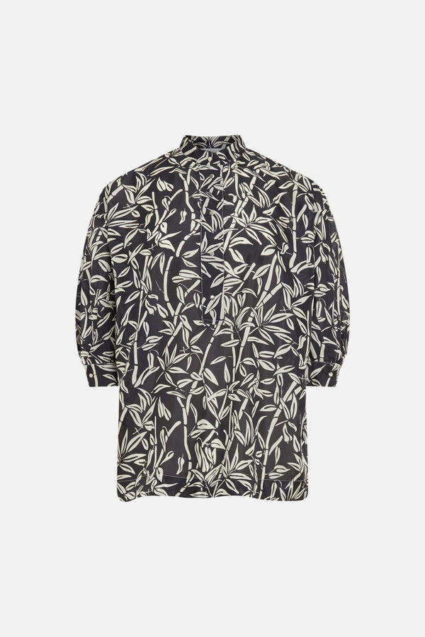Blouse Play Bamboo - Charbon