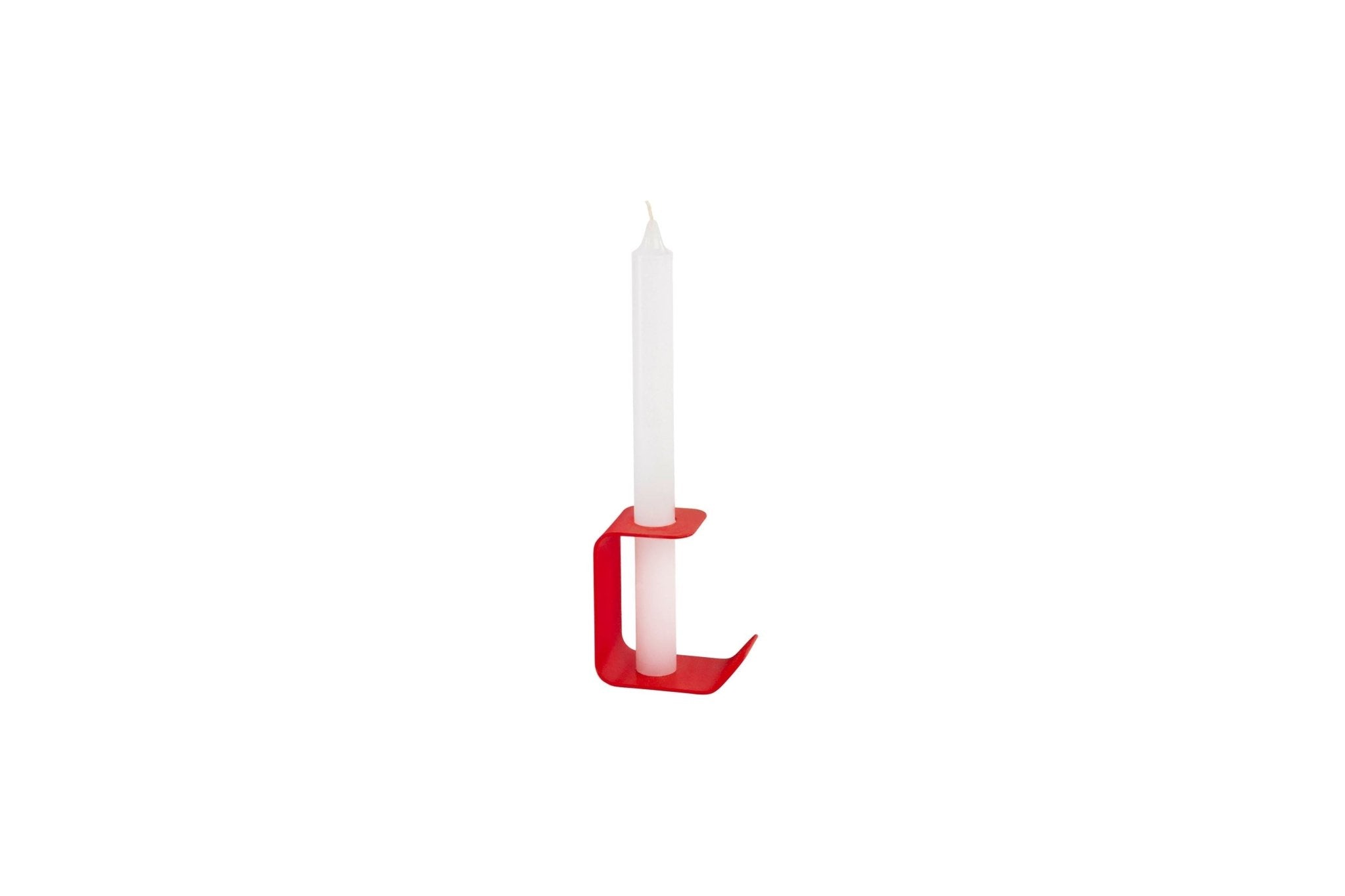 Candelabro Flec - Grande - Rojo amapola - Noo.ma Design - The Bradery