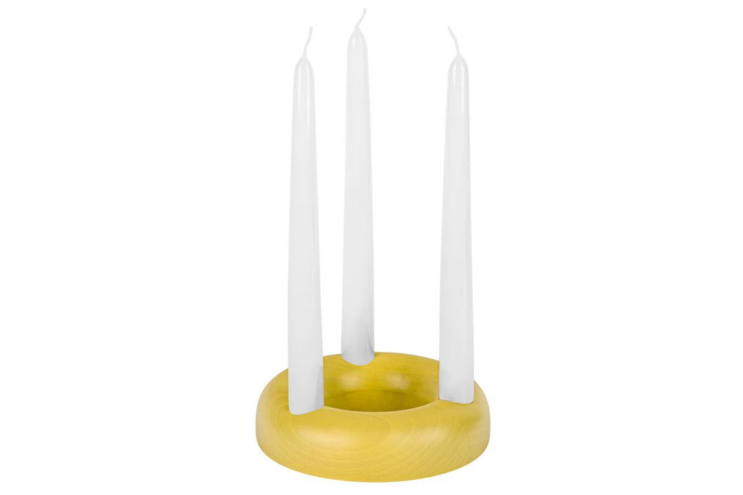 Bougeoir Lums - Grand - Jaune Mellow - Noo.ma - The Bradery