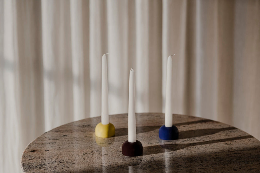 Bougeoir Lums - Petit - Jaune Mellow - Noo.ma Design - The Bradery