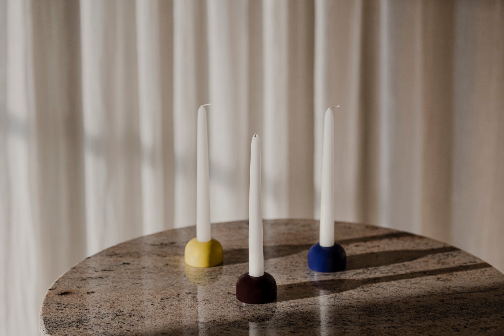 Bougeoir Lums - Petit - Jaune Mellow - Noo.ma Design - The Bradery