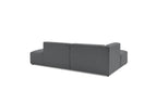 Canapé d'angle fixe MEGEVE tissu lisse - Angle gauche - BOBOCHIC - The Bradery