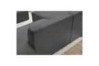 Canapé d'angle fixe MEGEVE tissu lisse - Angle gauche - BOBOCHIC - The Bradery