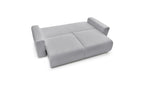 Canapé droit convertible coffre ENVY tissu bouclette doux - BOBOCHIC - The Bradery