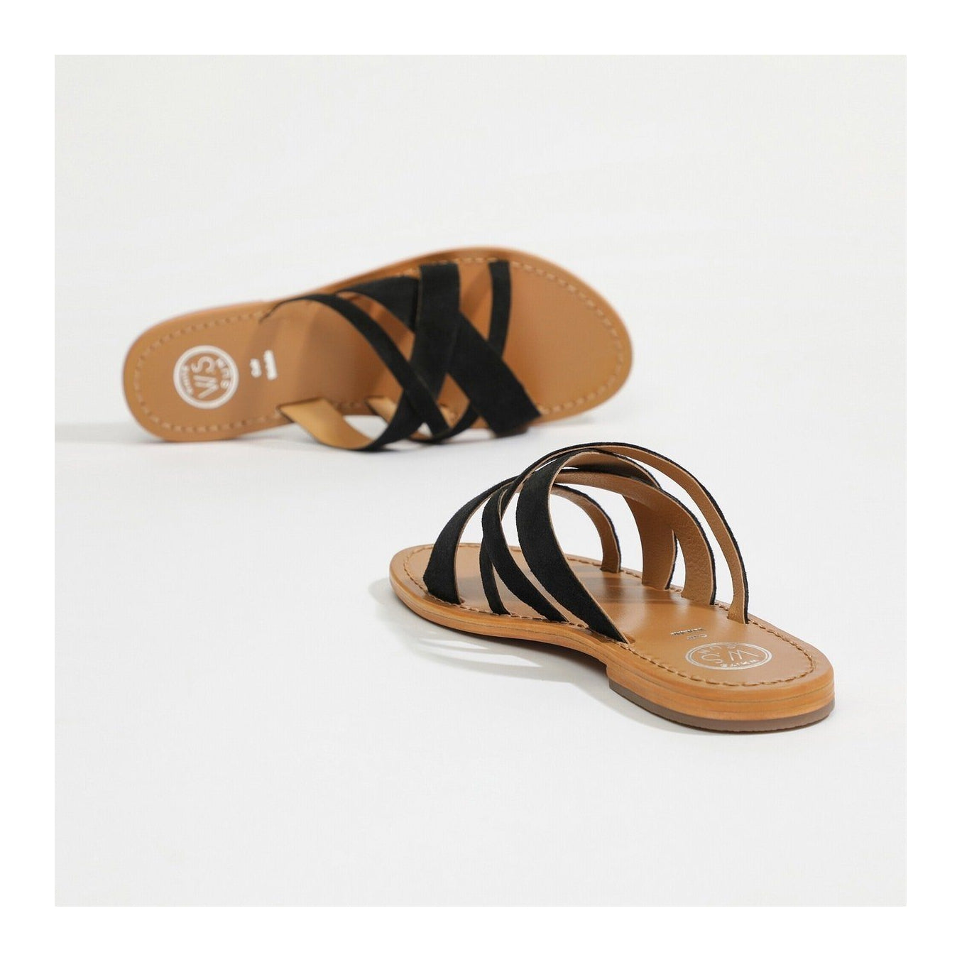 Zapatos Clot - Zapatos de sol blancos y negros
