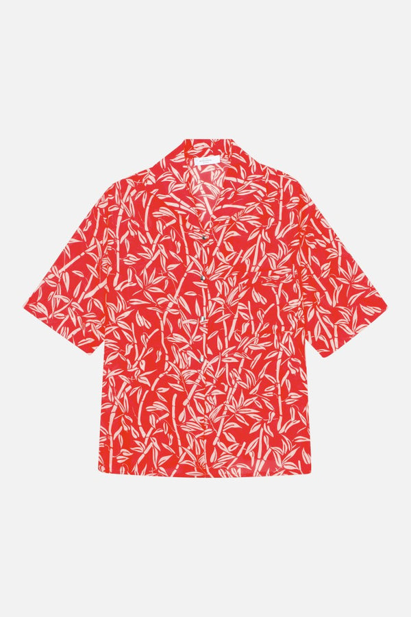 Chemise Cuba Bamboo - Rouge Lipstick