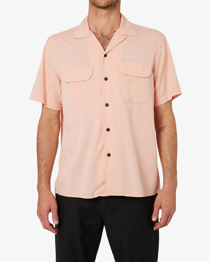 Chemise Kingpin Gd - Coral Pink - Homme - Deus Ex Machina - The Bradery