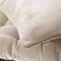Coussin déhoussable Velours de coton CÉSAR Pampa - L'Effet Papillon - The Bradery
