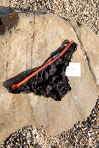 Bless Cut Yarn Knickers - Charcoal