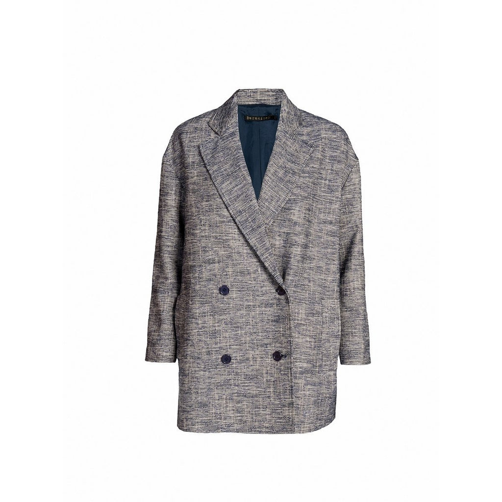Hype Navy Coat - Coats and Jackets - Berenice - The Bradery