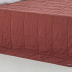 Edredón - De Gasa De Algodón - Rosa Ladrillo