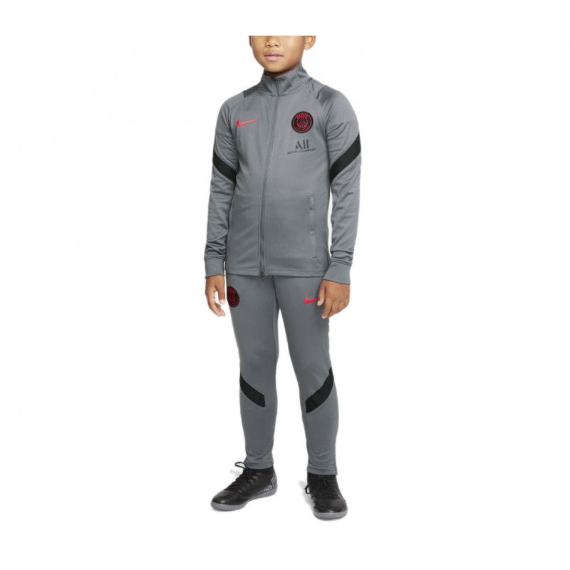 Nike Psg Dry Gs Tracksuit Set - Gray NIKE JUNIOR JOGG SET Nike TEXTILE