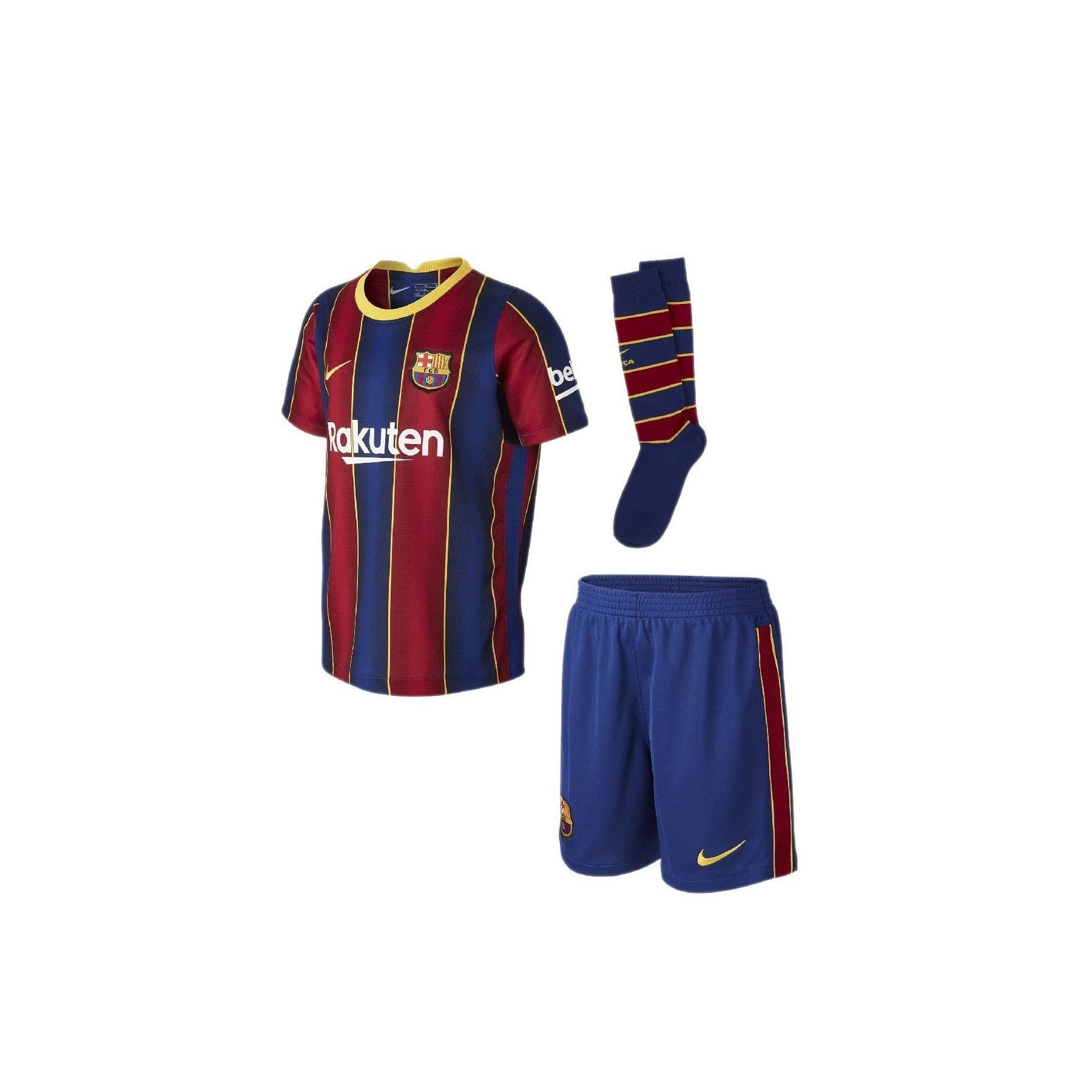 Nike Fc Barcelona 20/21 Shorts Set - Blue - Kids Ready to Wear Kids Nike
