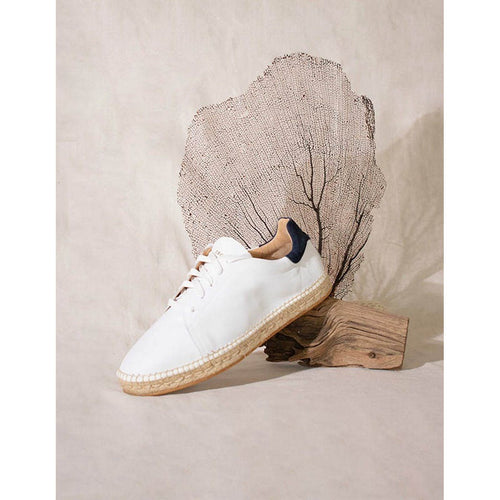 Espadrille Basket Byron Bay - Blanc Marine - Homme ESPADRILLE BASKET Escadrille