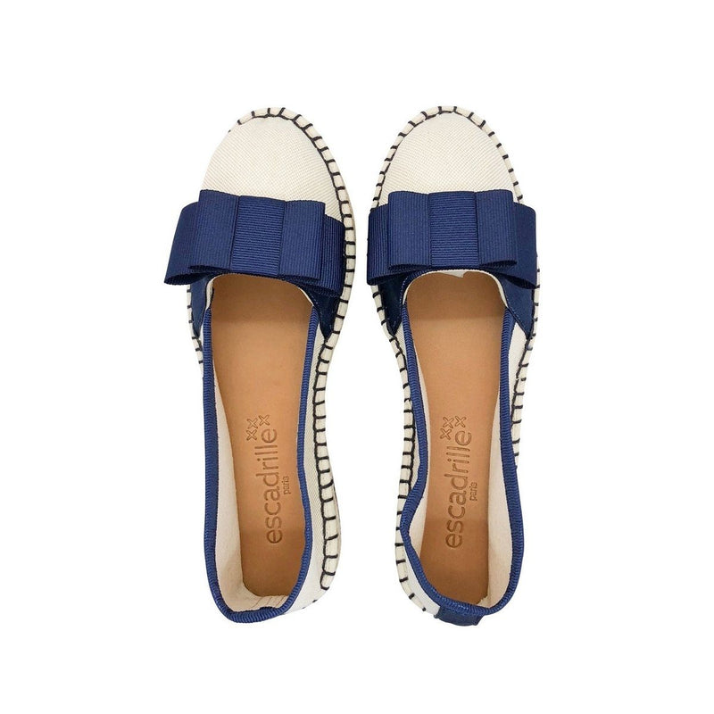 Espadrille Plate Parisienne - Marine - Femme ESPADRILLE PLATE Escadrille