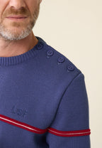 Gebreide Trui François - Blauw