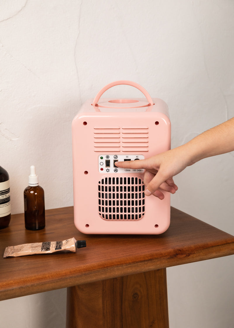 Fridge Mini Box - Mini Réfrigérateur Pour Cosmétiques - Rose Pastel
