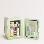Fridge Mini Box - Mini Réfrigérateur Avec Fonction Chaud/Froid 4 L - Vert Pastel