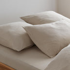 2 Fundas de Almohada - Gasa de Algodón - Arena