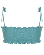 Pool Party Bandeau Bikini Top - Green - Robin Collection -The Bradery