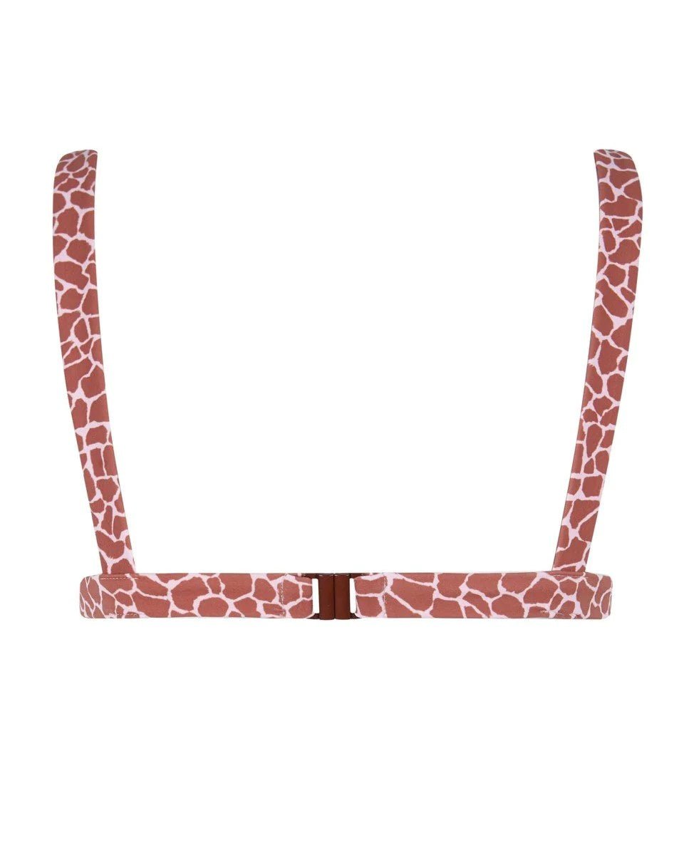 Touch Bikini Top - Giraffe Print - Robin Collection -The Bradery