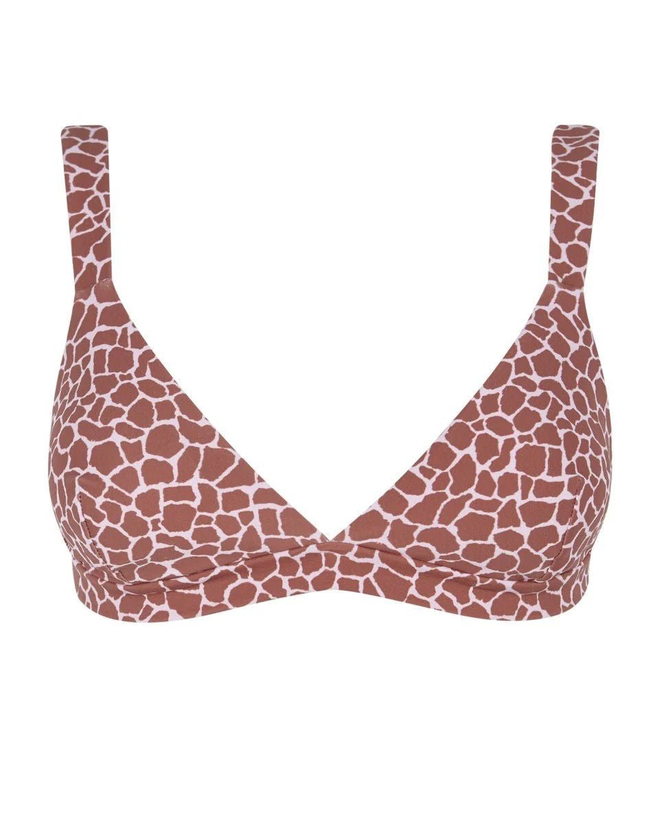 Touch Bikini Top - Giraffe Print - Robin Collection -The Bradery