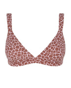 Touch Bikini Top - Giraffe Print - Robin Collection -The Bradery