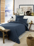 Housse De Couette Flanelle Candice Nuit - L'Effet Papillon - The Bradery
