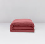Duvet Cover - In Cotton Gauze - Brick Pink