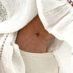 Bracelet Louka - Acier Rouge