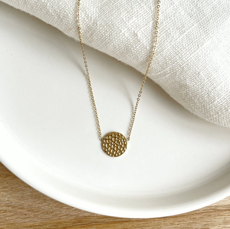 Collar de acero "Oranne"-Collares-Instants Plaisirs • Joyas-Instants Plaisirs • Joyas