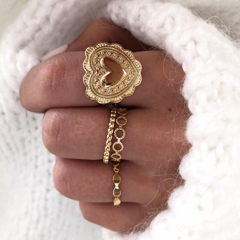 Anillo de placer instantáneo de acero “Sana” 
