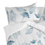 Lot De 2 Taies d'Oreiller Ginkgo TAIES D'OREILLER BLANC