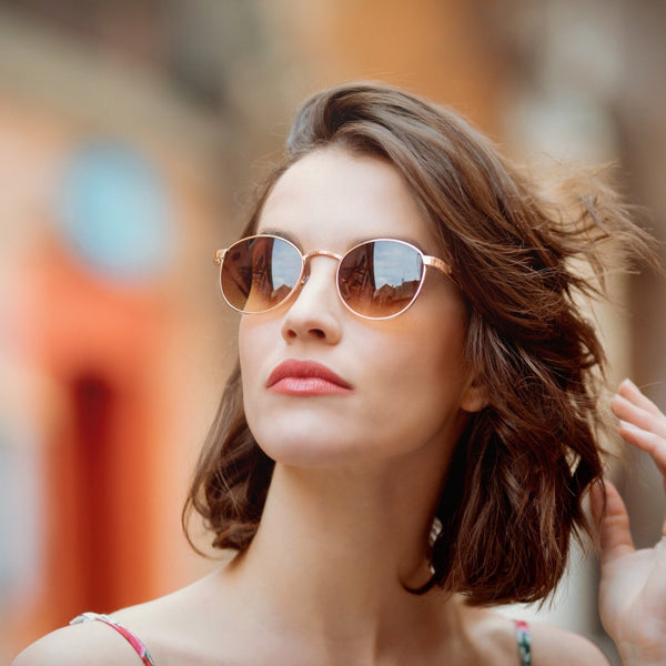 Gafas de sol Hanna.B - Oro rosa - Unisex - Le Petit Lunetier - The Bradery