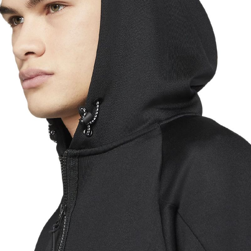 M Nsw Air Hoodie Fz Flc - Sudadera textil hombre - Negro SUDADERA TEXTIL HOMBRE Nike