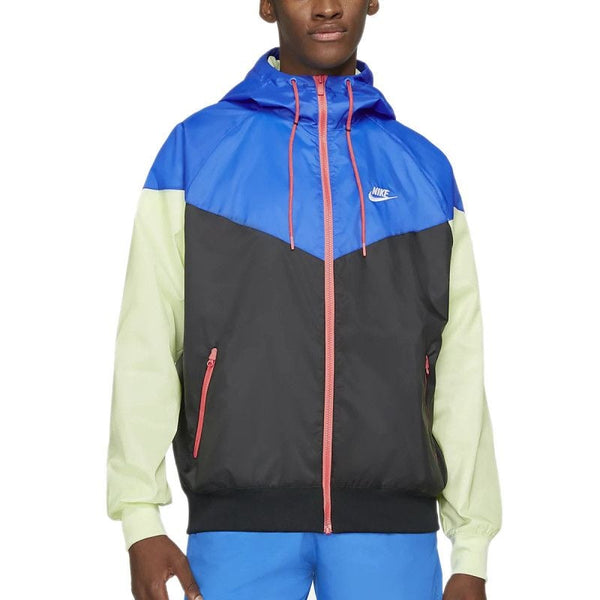 M Nsw Windrunner Jacket - Textile Windbreaker - Black - Nike2 - The Bradery