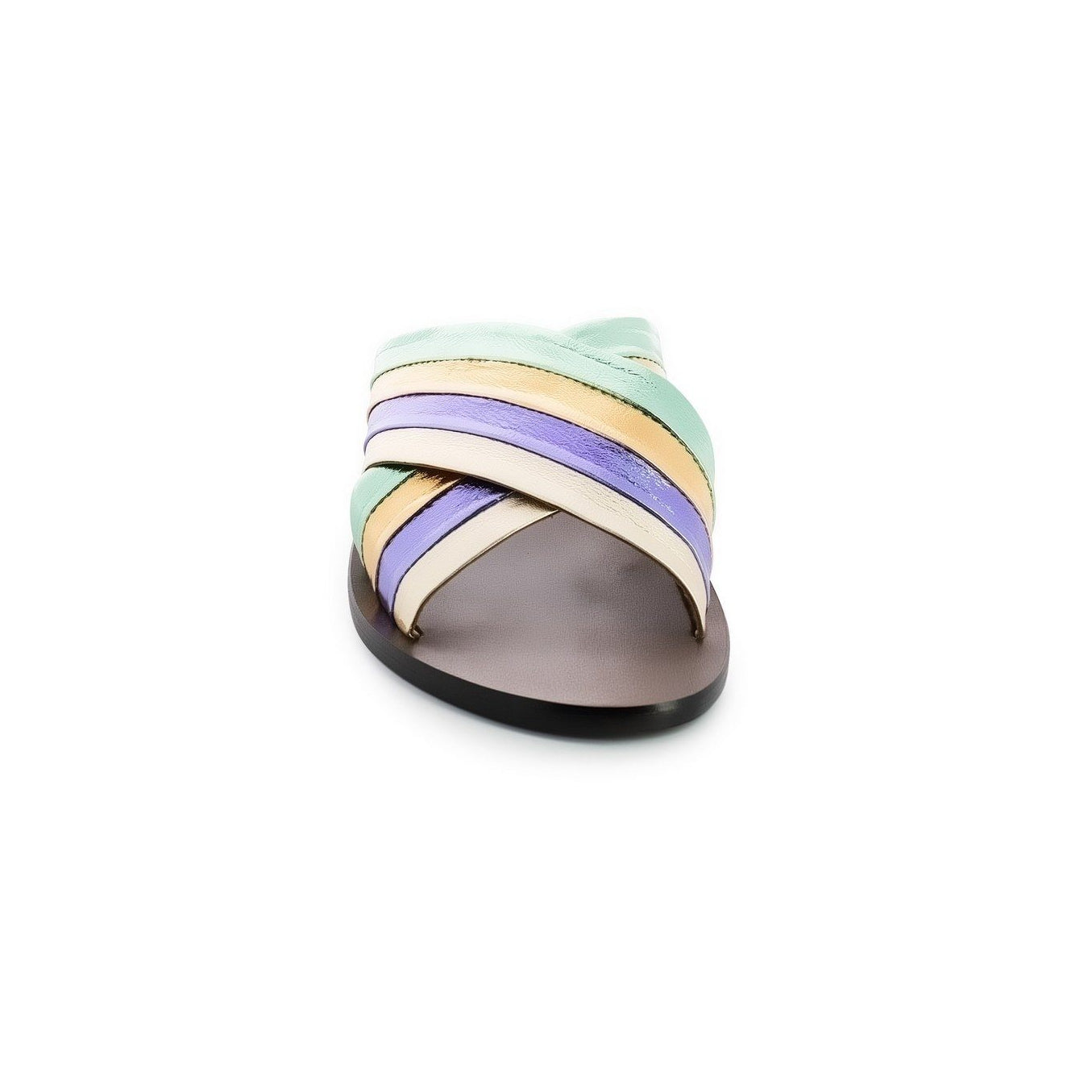 Rainbow Mules - Orange Muico - White Sun - White Sun* - The Bradery