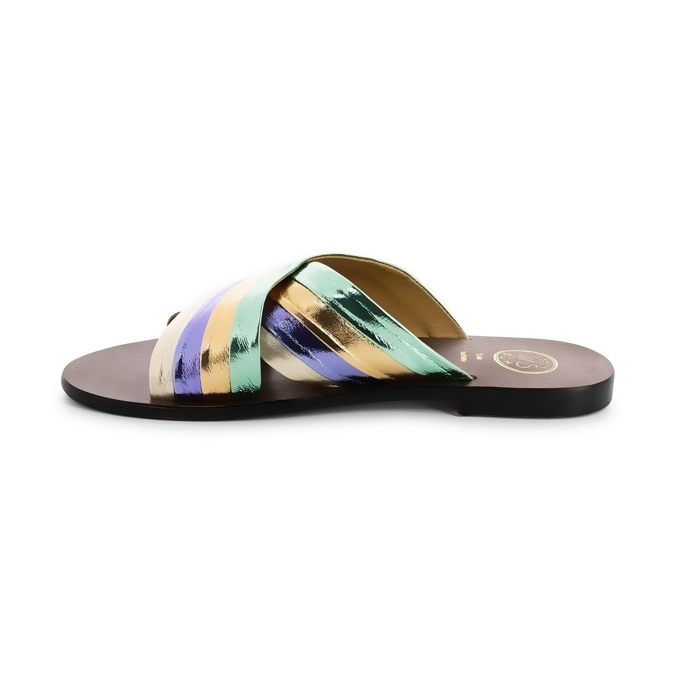 Rainbow Mules - Orange Muico - White Sun - White Sun* - The Bradery