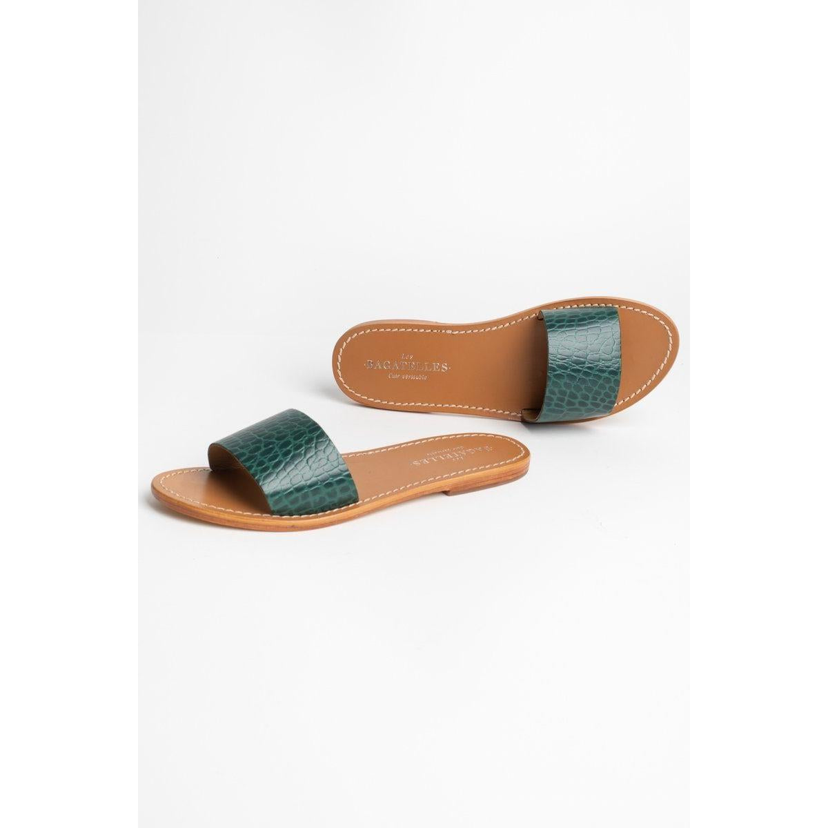 Mules York - Croco Verde - Les Bagatelles - Les Bagatelles* - The Bradery