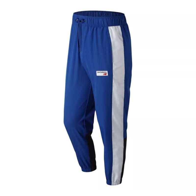 Nb Athletic Windbreaker Pants - Blue - Men Men New Balance