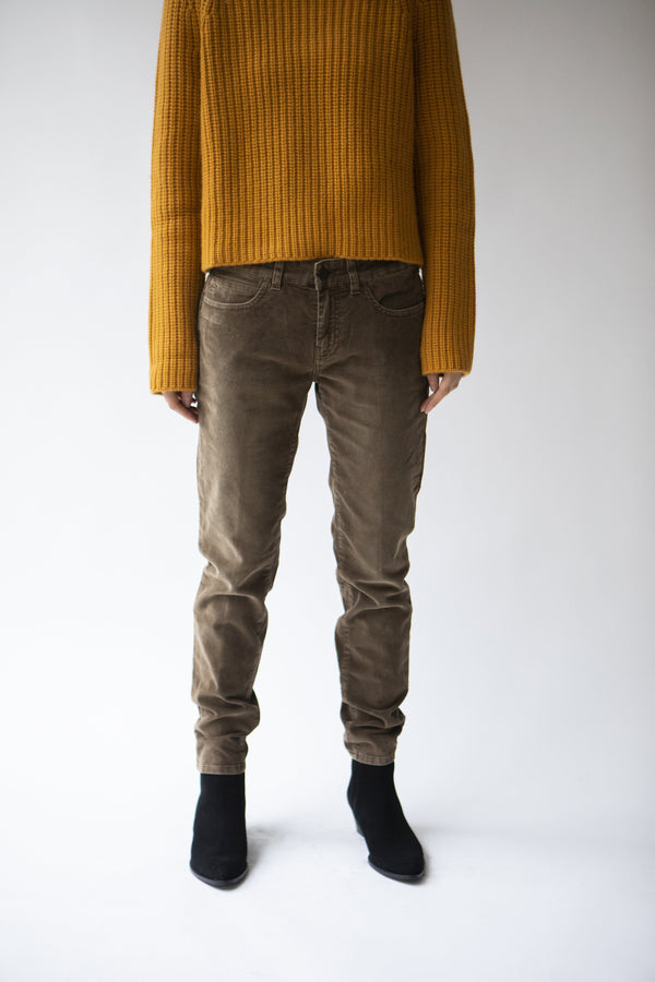 Pantalon Bamboo Loose Corduroy Beige - Coupe Boyfriend - Notify - The Bradery