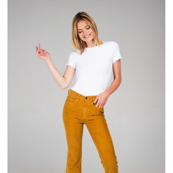 Pantalon Capri Bootcut Gold - Coupe Bootcut - Notify - The Bradery