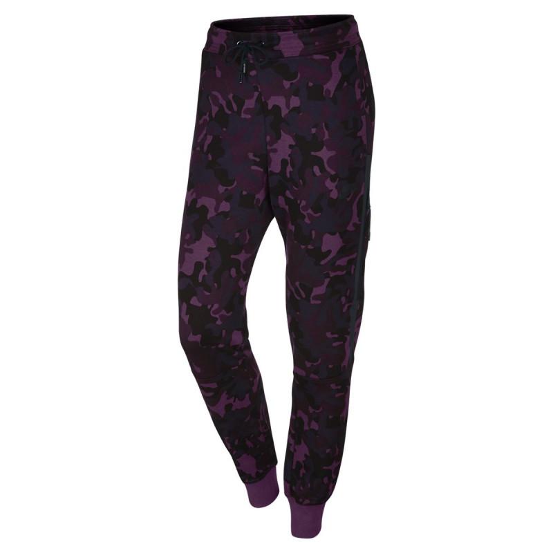 Pantalón Nike Tech Fleece Camo Track - 695344-563 - Morado - Mujer PANTALÓN NIKE MUJER TEXTIL Nike