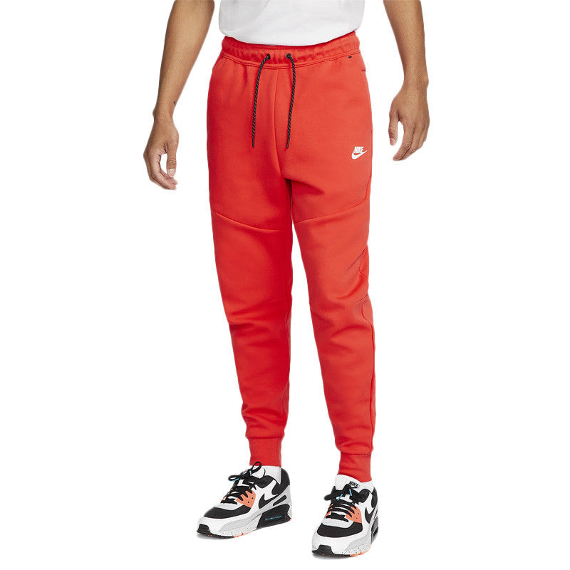 Tech Fleece Tracksuit Bottoms - Red