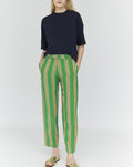 Janet Drapeau Trousers - Chlorophyll Green