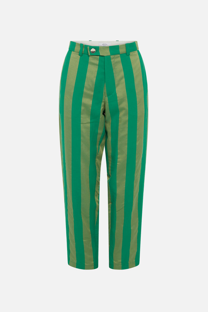 Janet Drapeau Trousers - Chlorophyll Green