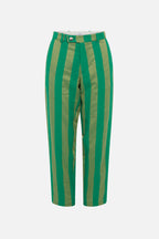Janet Drapeau Trousers - Chlorophyll Green