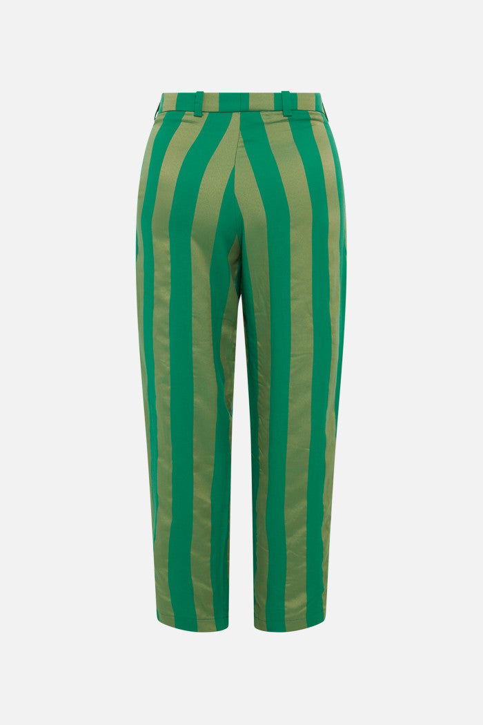 Janet Drapeau Trousers - Chlorophyll Green