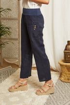 Pantalon Marine - Femme PANTALONS & SHORTS Autour Du Lin