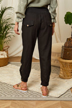 Pantalon Noir - Femme PANTALONS & SHORTS Autour Du Lin